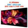 Ecran LED profesional 400 cm x 250 cm, pixel pitch 2.97 mm, diagonala 186”/472 cm, rezolutie 720p (1344 x 840), luminozitate 800 nits, de interior, premium, cu led Nationstar 1