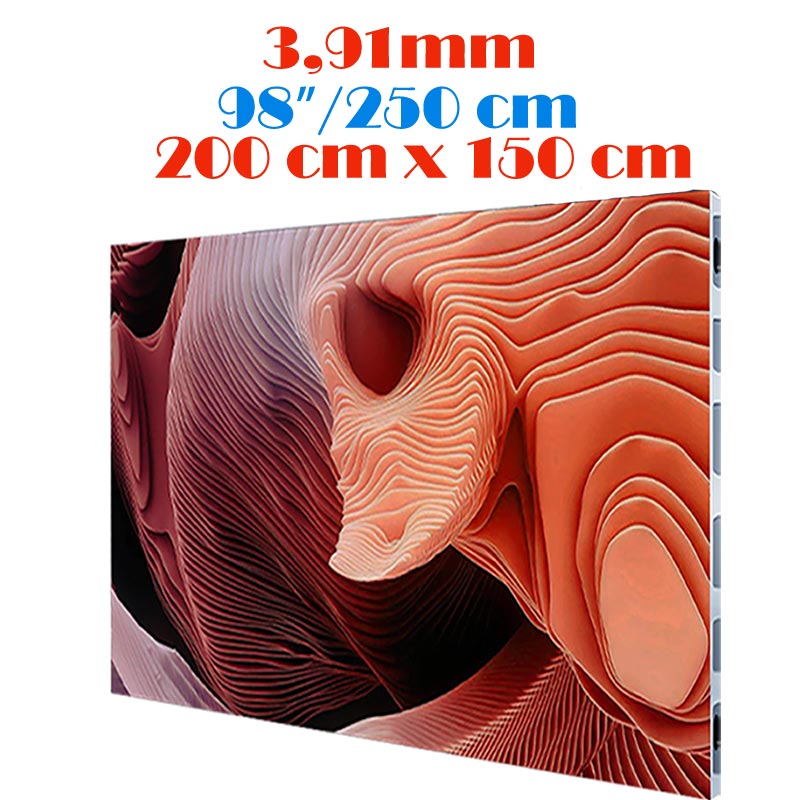 Ecran LED profesional 200 cm x 150 cm, pixel pitch 3.91 mm, diagonala 98”/250 cm, rezolutie 512 x 384, luminozitate 800 nits, de interior, premium, cu led Nationstar 1 Ecran LED profesional 200 cm x 150 cm, pixel pitch 3.91 mm, diagonala 98”/250 cm, rezolutie 512 x 384, luminozitate 800 nits, de interior, premium, cu led Nationstar