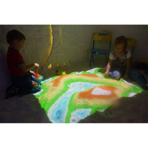 Cutie cu nisip pentru realitate augmentată, cu jocuri 3D interactive pentru educație, terapie și divertisment, iSandBox Adaptiv 1 Cutie cu nisip pentru realitate augmentată, cu jocuri 3D interactive pentru educație, terapie și divertisment, iSandBox Adaptiv
