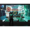 Joc interactiv de tragere pe perete cu proiecție 3D și lasere, galerie de tir interactivă Astro Blaster 1