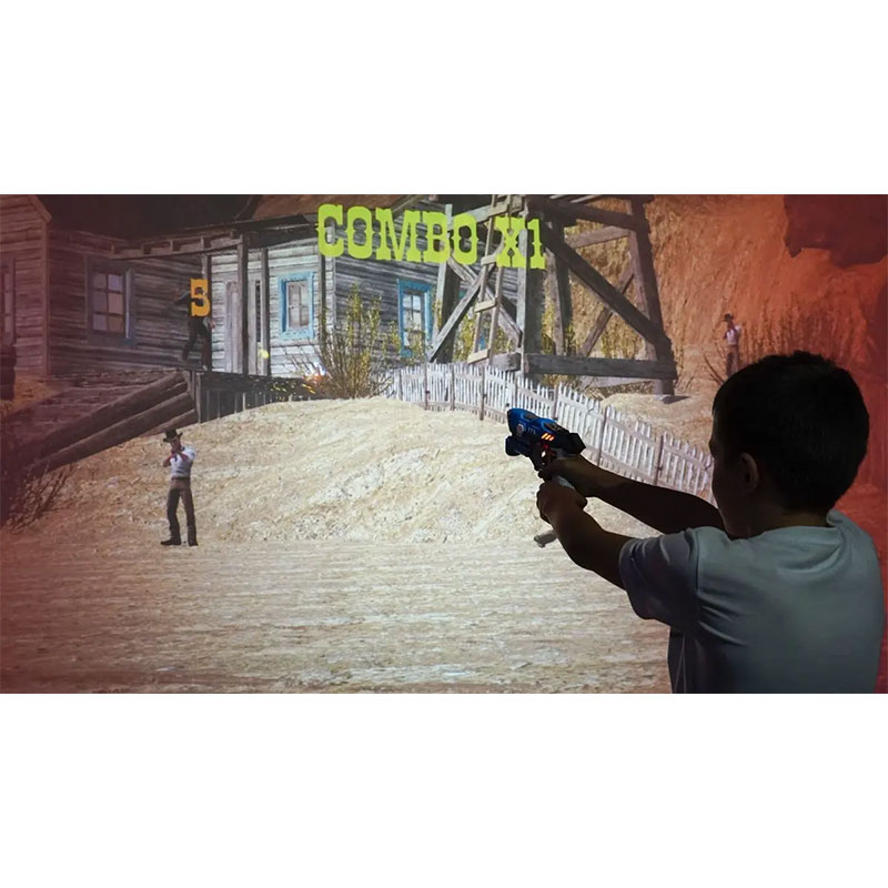 Joc interactiv de tragere pe perete cu proiecție 3D și lasere, galerie de tir interactivă Astro Blaster 17 Joc interactiv de tragere pe perete cu proiecție 3D și lasere, galerie de tir interactivă Astro Blaster - imagine 17