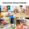 Jucărie pentru copii mici, fără ecran, pentru o învățare tangibilă, Makeblock mTiny kit Discover 7