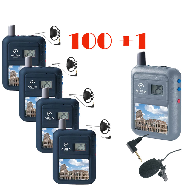 Pachet sistem de ghidare | tur ghidat live in frecventa UHF cu maxim 25 de canale, digital, pana la 70-120 metri transmisie, ultrausor, unidirectional cu 100 de receptoare AGD-300R, 1 transmiter AGD-300T, versiunea economica, Okayo 1 Pachet sistem de ghidare | tur ghidat live in frecventa UHF cu maxim 25 de canale, digital, pana la 70-120 metri transmisie, ultrausor, unidirectional cu 100 de receptoare AGD-300R, 1 transmiter AGD-300T, versiunea economica, Okayo