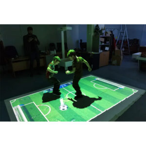 Podea interactiva cu 19 jocuri si 22 de efecte, suprafata de joc de pana la 12 mp, videoproiectie 4000 lumeni, rezolutie WXGA, control din tableta, computer si software inclus, Floorium Adaptive