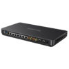 Sistem videoconferinta integrat PoE cu 1 camera PTZ, 4K, cu urmarire inteligenta, 20 x zoom SmartVision 80, 4 microfoane de tavan CM20 cu raza de acoperire a vocii de 4m pana la 360°, 4 difuzoare active de tavan, coaxiale cu 2 cai CS10, procesor audio video AVHub, Yealink 12