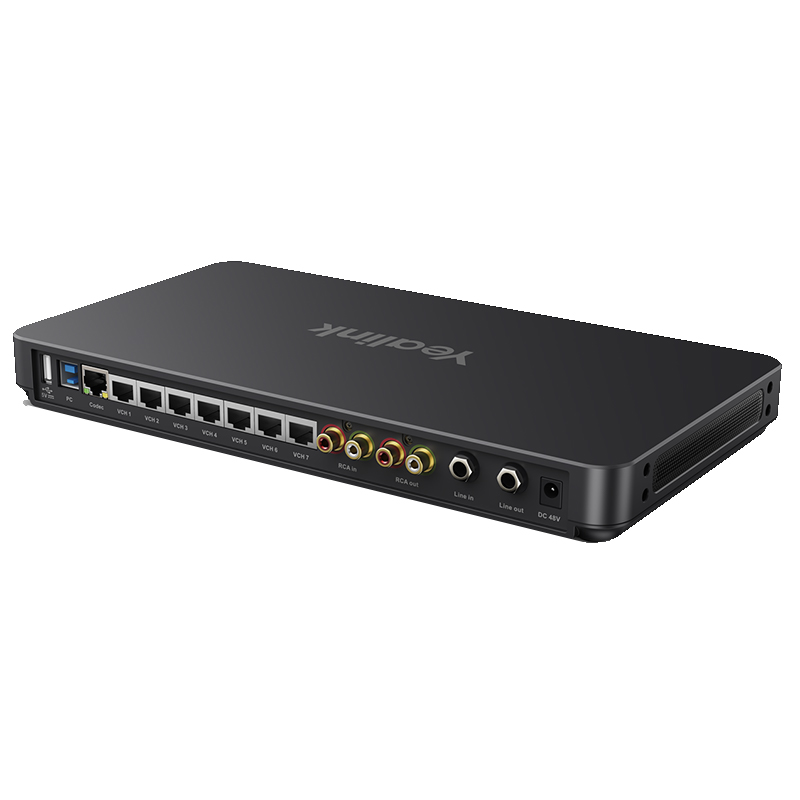 Sistem videoconferinta integrat PoE cu 1 camera PTZ, 4K, cu urmarire inteligenta, 20 x zoom SmartVision 80, 4 microfoane de tavan CM20 cu raza de acoperire a vocii de 4m pana la 360°, 4 difuzoare active de tavan, coaxiale cu 2 cai CS10, procesor audio video AVHub, Yealink 12 Sistem videoconferinta integrat PoE cu 1 camera PTZ, 4K, cu urmarire inteligenta, 20 x zoom SmartVision 80, 4 microfoane de tavan CM20 cu raza de acoperire a vocii de 4m pana la 360°, 4 difuzoare active de tavan, coaxiale cu 2 cai CS10, procesor audio video AVHub, Yealink - imagine 12