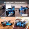 Robot educational programabil | de codare Makeblock mBot2 Ranger Kit de construire a roboților 3 în 1 pentru învățarea roboticii, ingineriei, programării 2