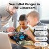 Robot educational programabil | de codare Makeblock mBot2 Ranger Kit de construire a roboților 3 în 1 pentru învățarea roboticii, ingineriei, programării 9