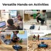 Robot educational programabil | de codare Makeblock mBot2 Ranger Kit de construire a roboților 3 în 1 pentru învățarea roboticii, ingineriei, programării 10