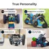 Robot educational programabil | de codare Makeblock mBot2 Rover Kit: Robot emo interactiv pentru copii, pentru învățarea programării și joacă în aer liber 3