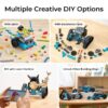 Robot educational programabil | de codare Makeblock mBot2 Rover Kit: Robot emo interactiv pentru copii, pentru învățarea programării și joacă în aer liber 10