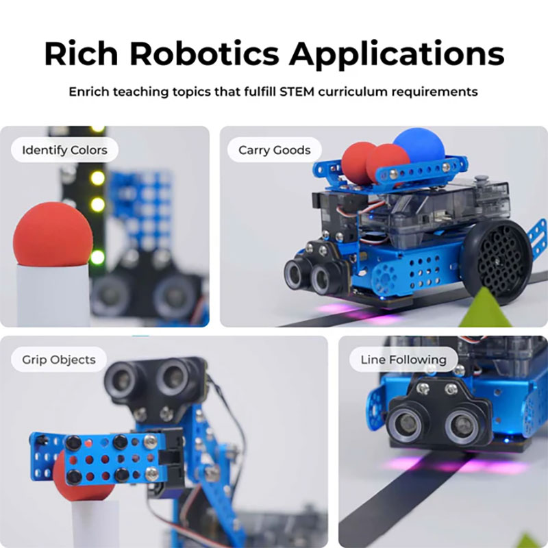 Robot educational programabil | de codare Makeblock mBot2 Smart World 3-in-1 Add-on Pack 12 Robot educational programabil | de codare Makeblock mBot2 Smart World 3-in-1 Add-on Pack - imagine 12