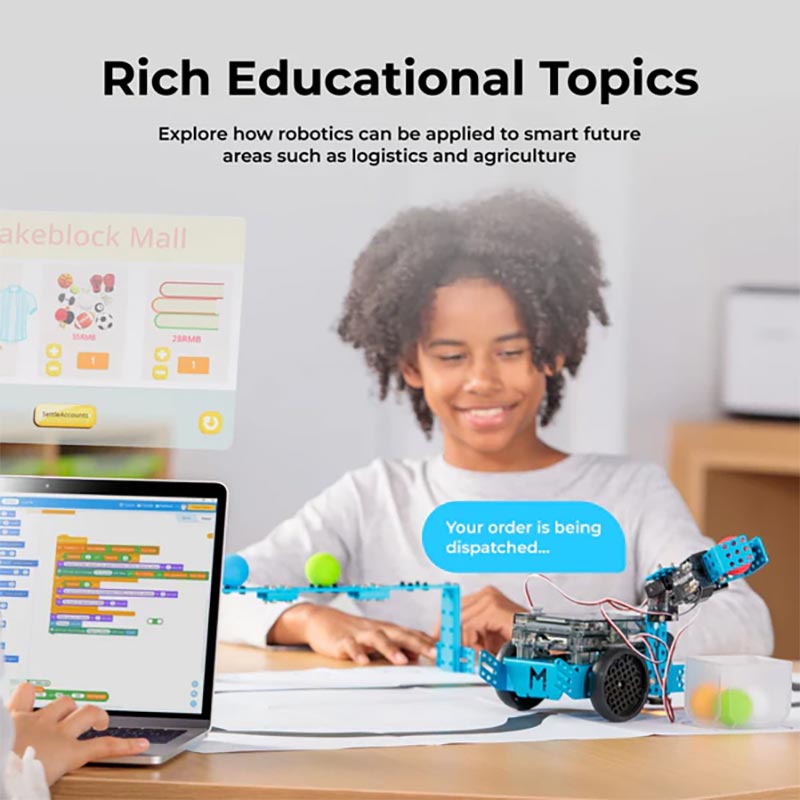 Robot educational programabil | de codare Makeblock mBot2 Smart World 3-in-1 Add-on Pack 8 Robot educational programabil | de codare Makeblock mBot2 Smart World 3-in-1 Add-on Pack - imagine 8