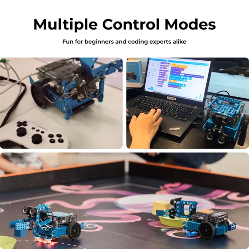 Robot educational programabil | de codare Makeblock mBot2 Smart World 3-in-1 Add-on Pack 7 Robot educational programabil | de codare Makeblock mBot2 Smart World 3-in-1 Add-on Pack - imagine 7