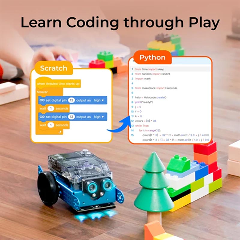 Robot educational programabil | de codare Makeblock mBot2 3 Robot educational programabil | de codare Makeblock mBot2 - imagine 3