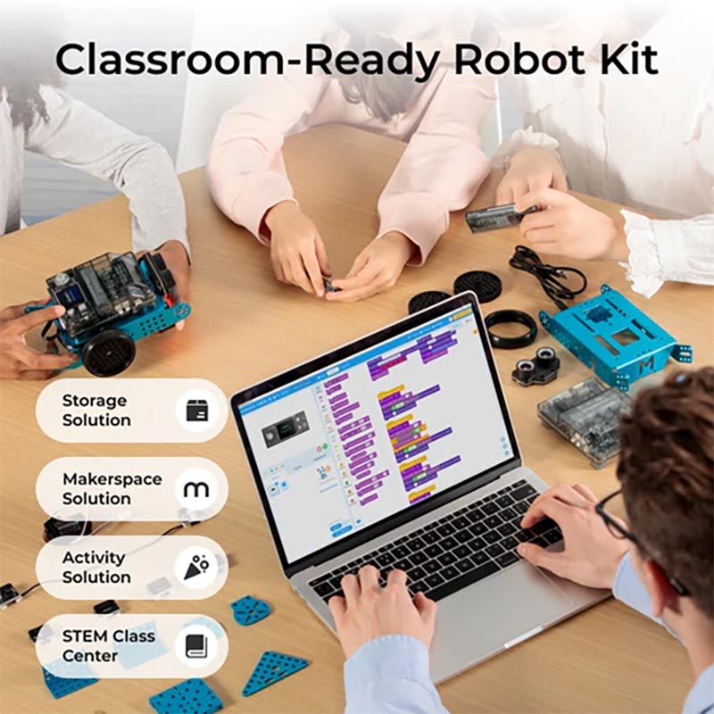 Robot educational programabil | de codare Makeblock mBot2 6 Robot educational programabil | de codare Makeblock mBot2 - imagine 6