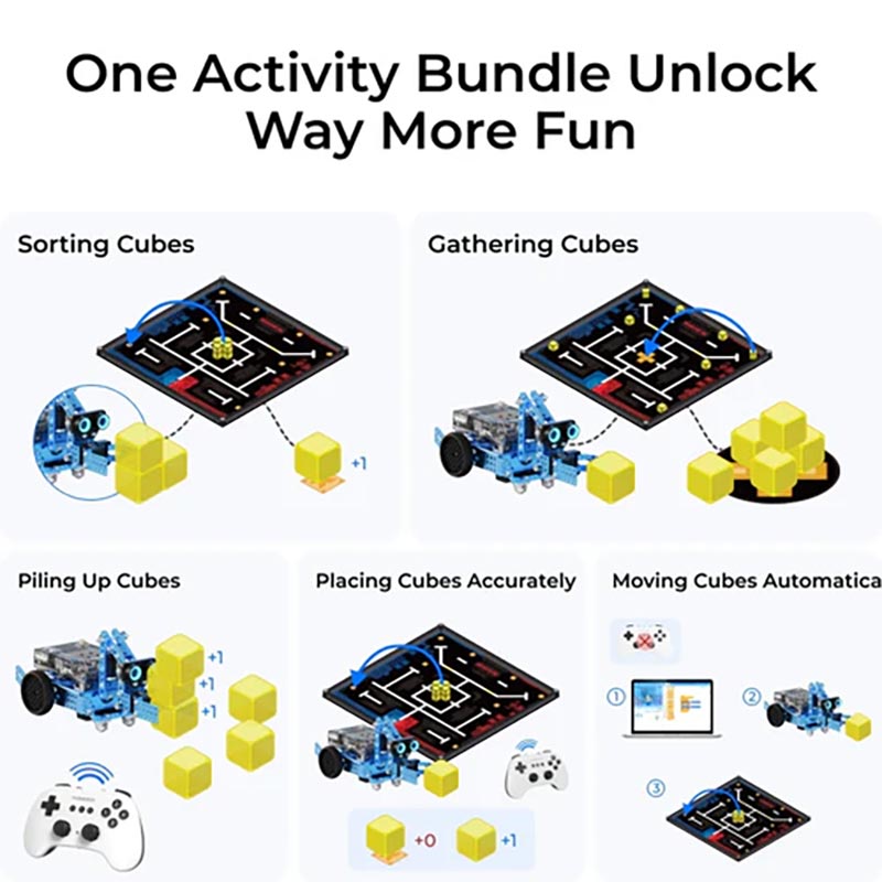 Robot educational programabil | de codare Makeblock mBot2 8 Robot educational programabil | de codare Makeblock mBot2 - imagine 8