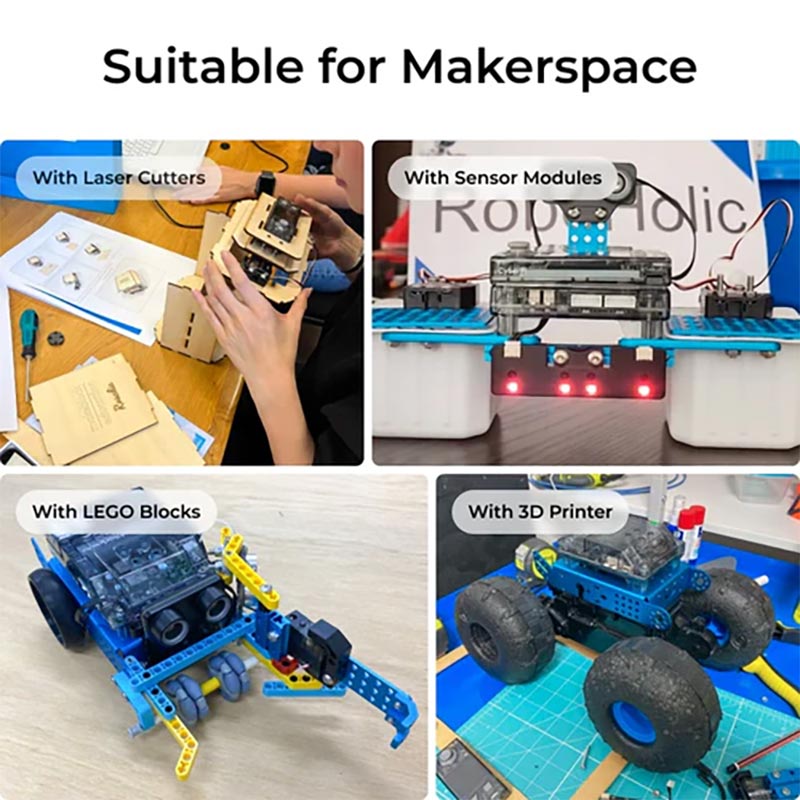 Robot educational programabil | de codare Makeblock mBot2 9 Robot educational programabil | de codare Makeblock mBot2 - imagine 9