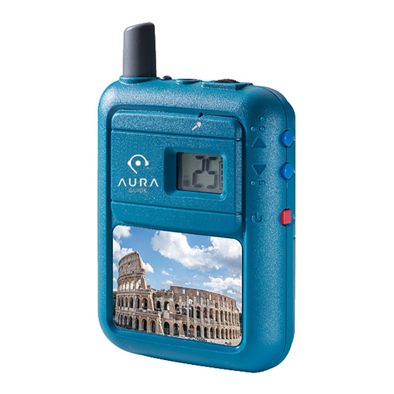 Transmitator Aura Guide digital unidirectional pentru sistem de ghidare | tur ghidat live in frecventa UHF cu maxim 99 + 25 de canale, pana la 70-120 metri transmisie, ultrausor, cu microfon inclus, AGD-300T, Okayo 2 Transmitator Aura Guide digital unidirectional pentru sistem de ghidare | tur ghidat live in frecventa UHF cu maxim 99 + 25 de canale, pana la 70-120 metri transmisie, ultrausor, cu microfon inclus, AGD-300T, Okayo - imagine 2