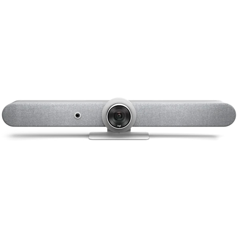 Camera pentru videoconferinta all-in-one, PTZ, rezolutie 4K, 15 x HD zoom, certificata Microsoft Teams Rooms si Zoom Rooms, Logitech Rally Bar white 1 Logitech Rally Bar White camera videoconferinta 4K