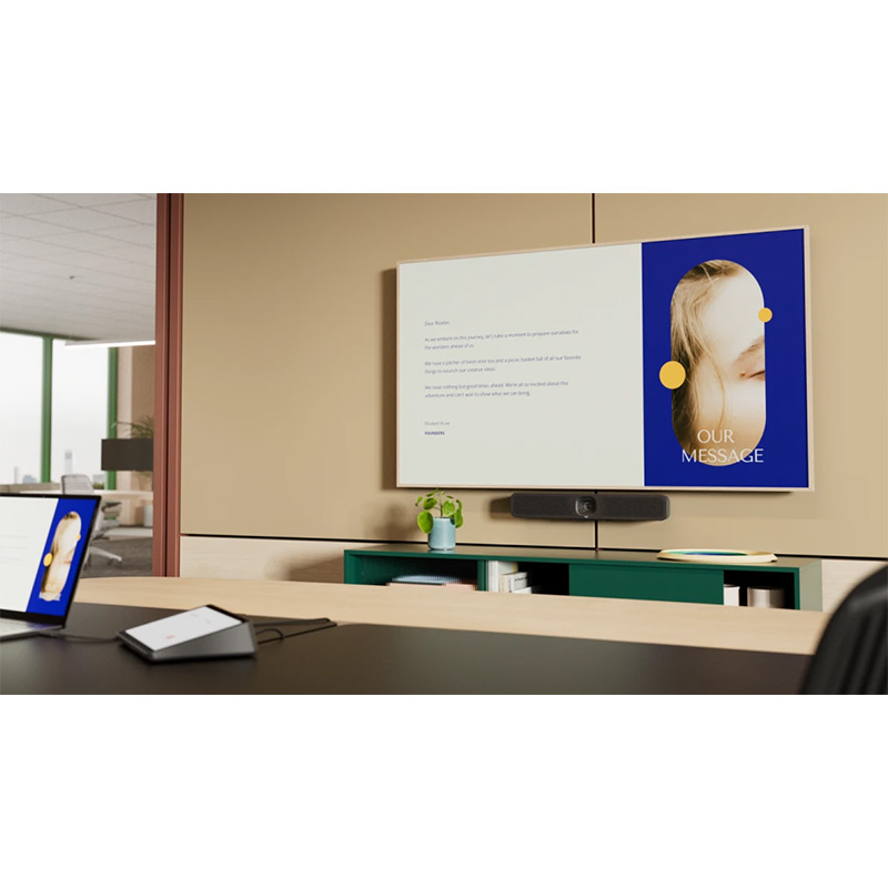 Camera pentru videoconferinta all-in-one, ePTZ, rezolutie 4K, 4 x HD zoom digital, compatibila cu Microsoft Teams Rooms si Zoom Rooms, USB, Logitech MeetUp 2 2 Camera pentru videoconferinta all-in-one, ePTZ, rezolutie 4K, 4 x HD zoom digital, compatibila cu Microsoft Teams Rooms si Zoom Rooms, USB, Logitech MeetUp 2 - imagine 2