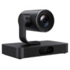 Sistem videoconferinta integrat PoE cu 1 camera PTZ, 4K, cu urmarire inteligenta, 20 x zoom SmartVision 80, 4 microfoane de tavan CM20 cu raza de acoperire a vocii de 4m pana la 360°, 4 difuzoare active de tavan, coaxiale cu 2 cai CS10, procesor audio video AVHub, Yealink 3