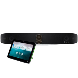 Camera profesionala pentru videoconferinta all-in-one cu urmarire inteligenta AI, rezolutie 4K, 7,3 x zoom digital, Dual-eye, pentru Microsoft Teams Room si Zoom Rooms, Poly Studio x72 si panou de colaborare 10.1” cu touch si Android 11, Poly TC10 1 Cameră videoconferință Poly Studio X72 dual-4K AI – AVISystems