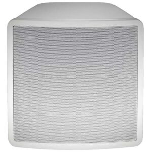 Difuzor cu certificare EN 54-24 pentru adresare publica, de exterior, cu transformator 100V / 8 Ω, 250 W, 12", alb, SL-250WS/EN, Monacor