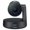 Sistem pentru videoconferinta cu camera PTZ, rezolutie 4K, 15 x HD zoom, difuzoare, microfoane, hub monitor si hub de masa, certificat Microsoft Teams Rooms si Zoom Rooms, Logitech Rally Systems 2