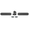 Sistem pentru videoconferinta cu camera PTZ, rezolutie 4K, 15 x HD zoom, difuzoare, microfoane, hub monitor si hub de masa, certificat Microsoft Teams Rooms si Zoom Rooms, Logitech Rally Systems 5 Logitech Rally Plus sistem videoconferinta 4K PTZ