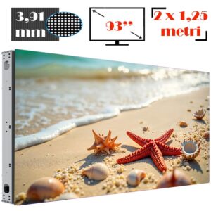 Ecran LED profesional exterior 2x1.25m AVISystems