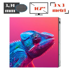 Ecran LED profesional exterior 3x3m AVISystems
