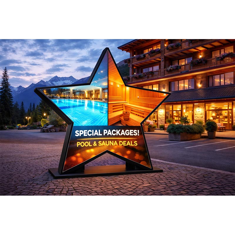 Ecran LED profesional 8 m x 3 m, pixel pitch 2.97 mm, diagonala 336”/854 cm, rezolutie 2K (2688 x 1008), luminozitate 5.000 nits, de exterior, premium, cu led Nationstar 5 Ecran LED profesional 8 m x 3 m, pixel pitch 2.97 mm, diagonala 336”/854 cm, rezolutie 2K (2688 x 1008), luminozitate 5.000 nits, de exterior, premium, cu led Nationstar - imagine 5