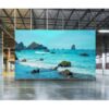 Ecran LED profesional 8 m x 3 m, pixel pitch 2.97 mm, diagonala 336”/854 cm, rezolutie 2K (2688 x 1008), luminozitate 5.000 nits, de exterior, premium, cu led Nationstar 8