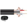 Cablu audio foarte flexibil, 50 m, 2 x 0,29 mm, OFC, AC-53/SW, Monacor 1