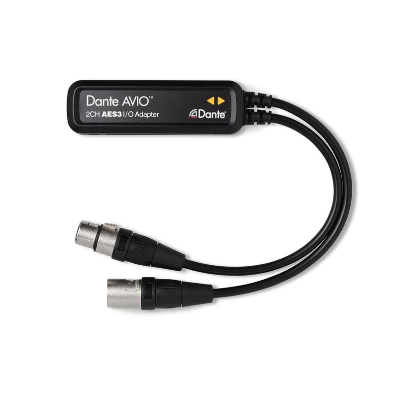 Adaptor Dante® AVIO AES3/EBU pentru conectarea dispozitivelor analogice cu interfață AES3/EBU la o rețea audio Dante®, ADP-AES3-2X2, Monacor 2 Adaptor Dante® AVIO AES3/EBU pentru conectarea dispozitivelor analogice cu interfață AES3/EBU la o rețea audio Dante®, ADP-AES3-2X2, Monacor - imagine 2