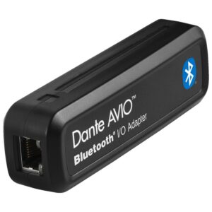 Adaptor Bluetooth Dante® AVIO pentru conectarea unui dispozitiv Bluetooth la o rețea audio Dante® cu inregistrare/redare pe 2 canale, ADP-BT-AU-2X1, Monacor 1 Adaptor Bluetooth Dante® AVIO pentru conectarea unui dispozitiv Bluetooth la o rețea audio Dante® cu inregistrare/redare pe 2 canale, ADP-BT-AU-2X1, Monacor