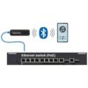 Adaptor Bluetooth Dante® AVIO pentru conectarea unui dispozitiv Bluetooth la o rețea audio Dante® cu inregistrare/redare pe 2 canale, ADP-BT-AU-2X1, Monacor 2