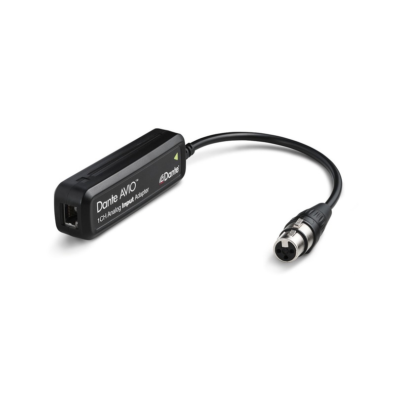Adaptor de intrare analogică Dante® AVIO (1 canal) pentru conectarea dispozitivelor analogice de nivel de linie audio la o rețea audio Dante®, ADP-DAI-1X0, Monacor 1 Adaptor de intrare analogică Dante® AVIO (1 canal) pentru conectarea dispozitivelor analogice de nivel de linie audio la o rețea audio Dante®, ADP-DAI-1X0, Monacor