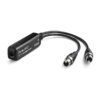 Adaptor de intrare analogică Dante® AVIO (cu 2 canale) pentru conectarea dispozitivelor audio analogice de nivel de linie la o rețea audio Dante®, ADP-DAI-2X0, Monacor 1