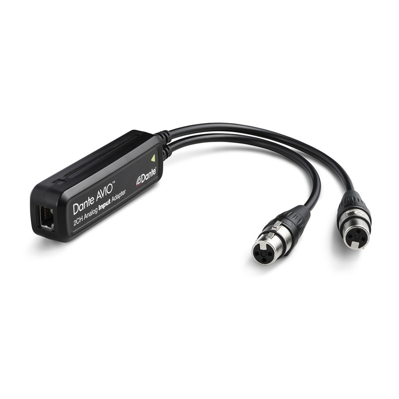 Adaptor de intrare analogică Dante® AVIO (cu 2 canale) pentru conectarea dispozitivelor audio analogice de nivel de linie la o rețea audio Dante®, ADP-DAI-2X0, Monacor 1 Adaptor de intrare analogică Dante® AVIO (cu 2 canale) pentru conectarea dispozitivelor audio analogice de nivel de linie la o rețea audio Dante®, ADP-DAI-2X0, Monacor