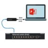 Adaptor USB Dante® AVIO pentru conectarea unui computer la o rețea audio Dante® ADP-USBC-2X2 + USBA-30AC cu inregistrare/redare pe 2 canale, ADP-USB-2X2, Monacor 3