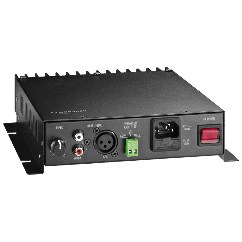 Modul amplificator PA, cu ieșire de 100 V, 1 x 40 W, cu funcționare silențioasă, AKB-160, Monacor 1 Modul amplificator PA, cu ieșire de 100 V, 1 x 40 W, cu funcționare silențioasă, AKB-160, Monacor