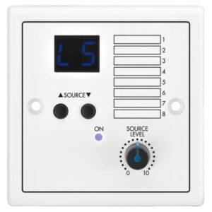 Modul de perete pentru control de la distanță a unei zone audio, ARM-880WP2, Monacor 1 Modul de perete pentru control de la distanță a unei zone audio, ARM-880WP2, Monacor