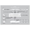 Modul de perete pentru control de la distanță a unei zone audio, ARM-880WP2, Monacor 2