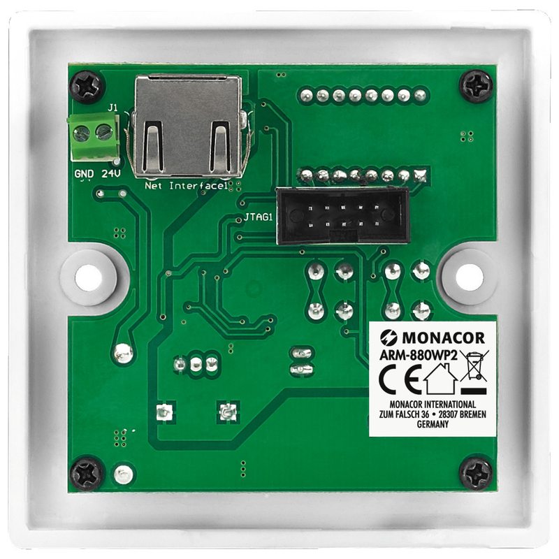 Modul de perete pentru control de la distanță a unei zone audio, ARM-880WP2, Monacor 3 Modul de perete pentru control de la distanță a unei zone audio, ARM-880WP2, Monacor - imagine 3