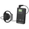Receptor digital miniatural unidirectional pentru sistem de ghidare | tur ghidat live in frecventa UHF cu maxim 16 canale, ultrausor, cu casca inclusa, ATS-20R, Monacor 1
