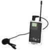 Transmitator digital miniatural unidirectional pentru sistem de ghidare | tur ghidat live in frecventa UHF cu maxim 16 canale, ultrausor, cu microfon inclus, ATS-20T, Monacor 1