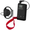 Receptor digital interactiv, miniatural, unidirectional pentru sistem de ghidare | tur ghidat live in frecventa UHF cu maxim 16 canale, ultrausor, cu casca inclusa, ATS-22R, Monacor 1
