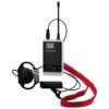 Transmitator digital interactiv, miniatural, unidirectional pentru sistem de ghidare | tur ghidat live in frecventa UHF cu maxim 16 canale, ultrausor, cu microfon inclus, ATS-22T, Monacor 1